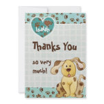 A Boy's Best Friend Photo BabyThank You Notes