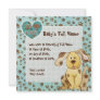 A Boy's Best Friend Photo Birth Announcement