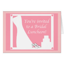 A Bridal Luncheon Greeting Cards