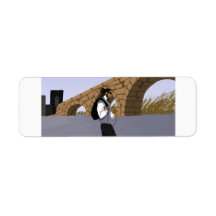 A Bridge View Stroll (digital) Return Address Label