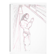 A Bridge View Stroll (illustrated) Invitation