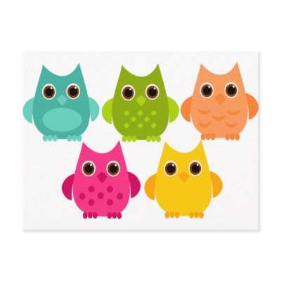 A Bright Bunch of Owls by candystore