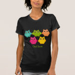 A Bright Bunch of Owls Tshirts