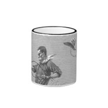 A Bucking Bronco by Remington, Vintage Cowboy Mug