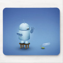 A bug mouse pad