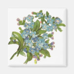 A Bunch of Blue Flowers Magnet