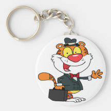 A Business Tiger Keychains