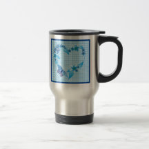 A Butterfly Heart Coffee Mug