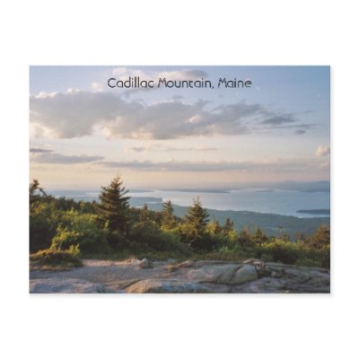 A Cadillac Sunset Post Card by mooregrim