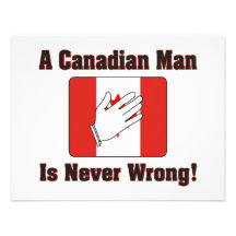 A Canadian Man Is Never Wrong Announcements