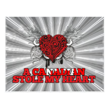 A Canadian Stole my Heart Post Cards