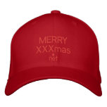 A cap wIth  "MERRY XXXmas.net" On It Embroidered Baseball Cap