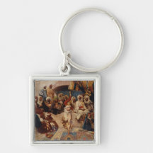 A Captive Audience, 1883 (oil on canvas) Key Chains