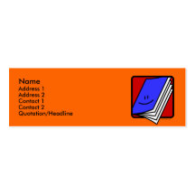 A card for book lovers business card
