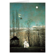 A Carnival Evening, Henri Rousseau Greeting Cards