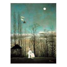 A Carnival Evening, Henri Rousseau Postcards