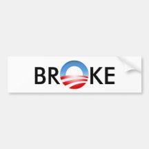 A CASSÉ OBAMA ADHÉSIFS POUR VOITURE