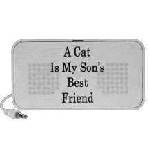 A Cat Is My Son's Best Friend Travelling Speakers