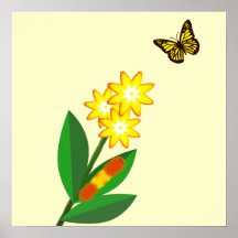 A Caterpillars Life Print