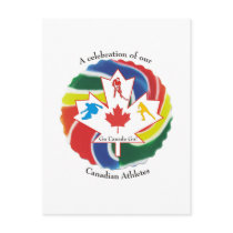 A Celebration of our Canadian Athletes postcards