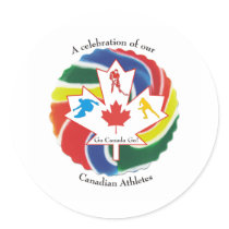 A Celebration of our Canadian Athletes stickers