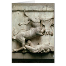 A Centaur triumphing over a Lapith Greeting Card