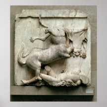 A Centaur triumphing over a Lapith Posters