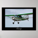 A Champ Coming in to Land Poster