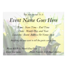 A Cheerful Yellow Daffodil Invitations