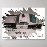 A Childhood Friend Haiku Art Print