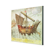 A Chinese Junk canvas prints