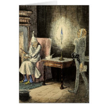 A Christmas Carol Marley's Ghost Card