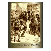 A Christmas Carol - Tiny Tim Post Cards