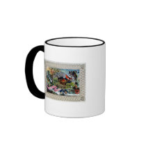 A Christmas Greeting, Victorian postcard Mugs
