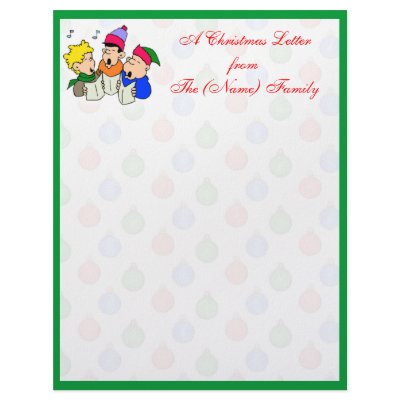 A Christmas Letter Letterhead by orglioness
