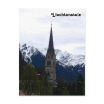 A Church in Vaduz, Liechtenstein Post Cards