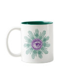 A circle of hands and an Eye Coffee Mug