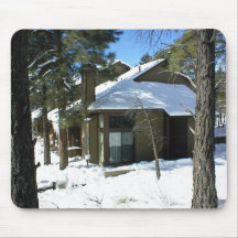A Clear Day After A Snowy Night Mousepads
