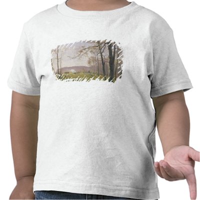 A Clearing in an Autumnal Wood, 1890 Tshirts by bridgemanart