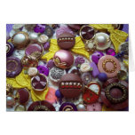 A Collage of Pretty Purple Buttons Card