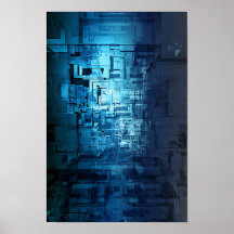 a complex corridor of multidimensional proportions print