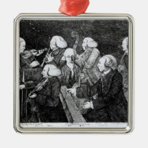 A Concert at Cambridge, 1770 Christmas Ornament