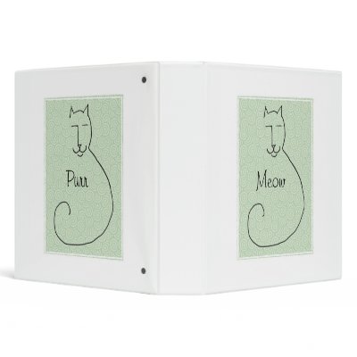 A Contented Kitty Scrapbook Binder by sfcount