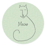 A Contented Kitty Stickers