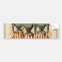 A Contented Woman, 'The Campaign Girls' Retro Thea Bumper Sticker