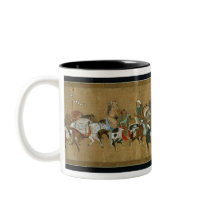 A convoy of Mongols, Chinese, 14th century Mug