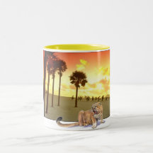 A Cougar in Miami Beach... Mugs