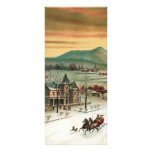 A Country Christmas Scene Custom Rack Card