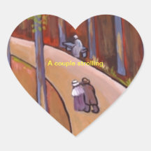 (A COUPLE STROLLING) STICKERS