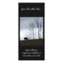 A Cow Eating Grass On The Hill With Naked Trees Customized Rack Card